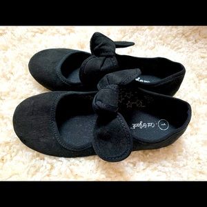 Cat & Jack faux suede black dress up shoes